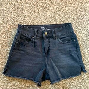 Black Denim Shorts sz 2